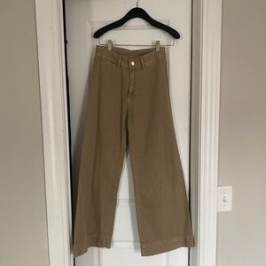 Khaki Wide Leg Pant